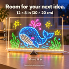 LED drawing board size 12 x 8 inches (30 x 20 cm)