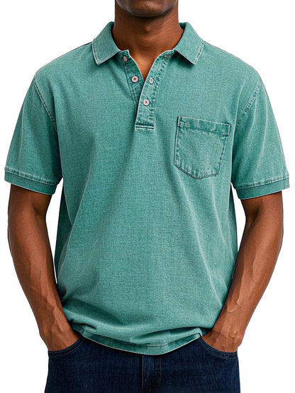maxime™  | Chemise Polo Vintage Décontractée pour Homme