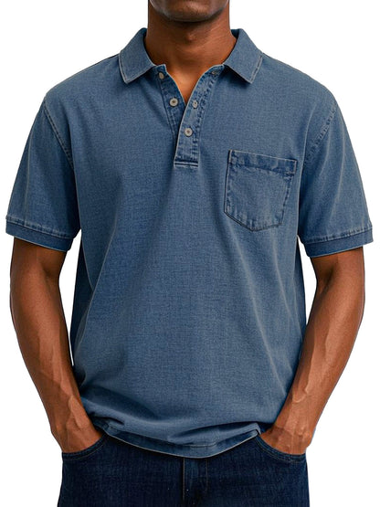 maxime™  | Chemise Polo Vintage Décontractée pour Homme