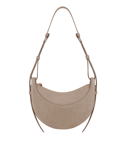 Numéro Dix - Taupe Nubuck Crocodile