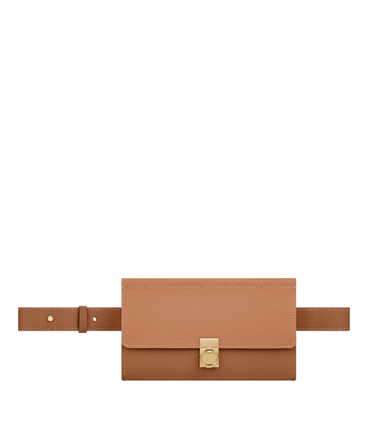 Portefeuille Numéro Sept ceinture - Duo Camel
